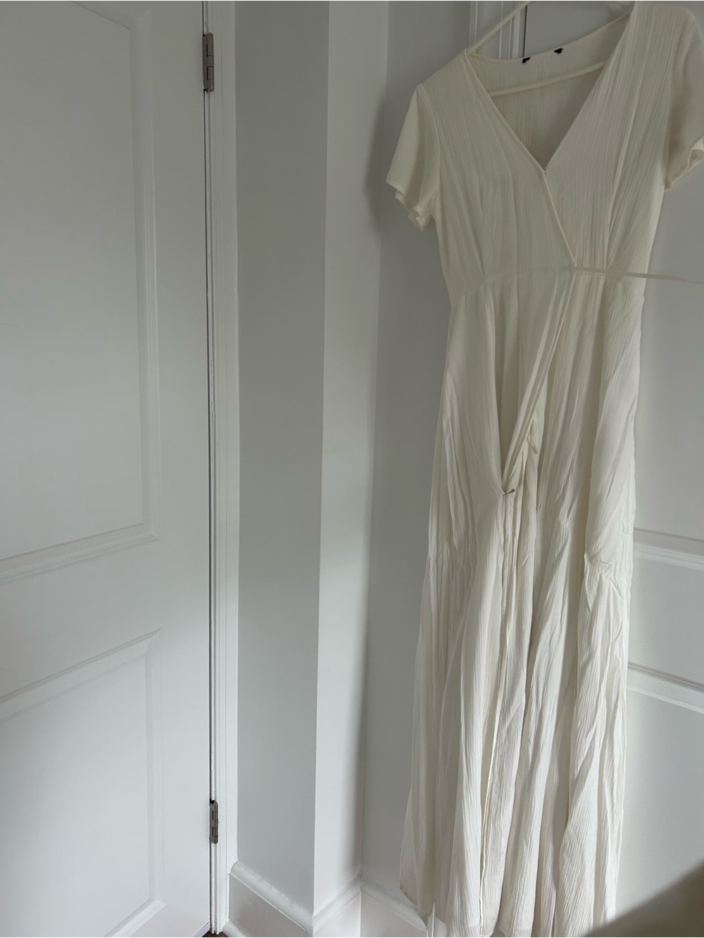 Flowy Cream Maxi Dress